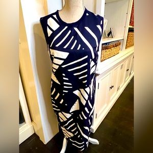 Lauren- Ralph Lauren Size M navy and white dress nautical sailor preppy classic